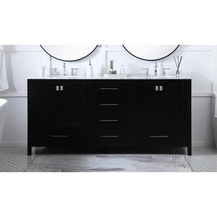 Lamborn 72'' Double Bathroom Vanity