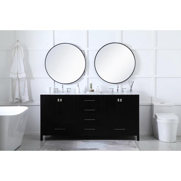 Lamborn 72'' Double Bathroom Vanity