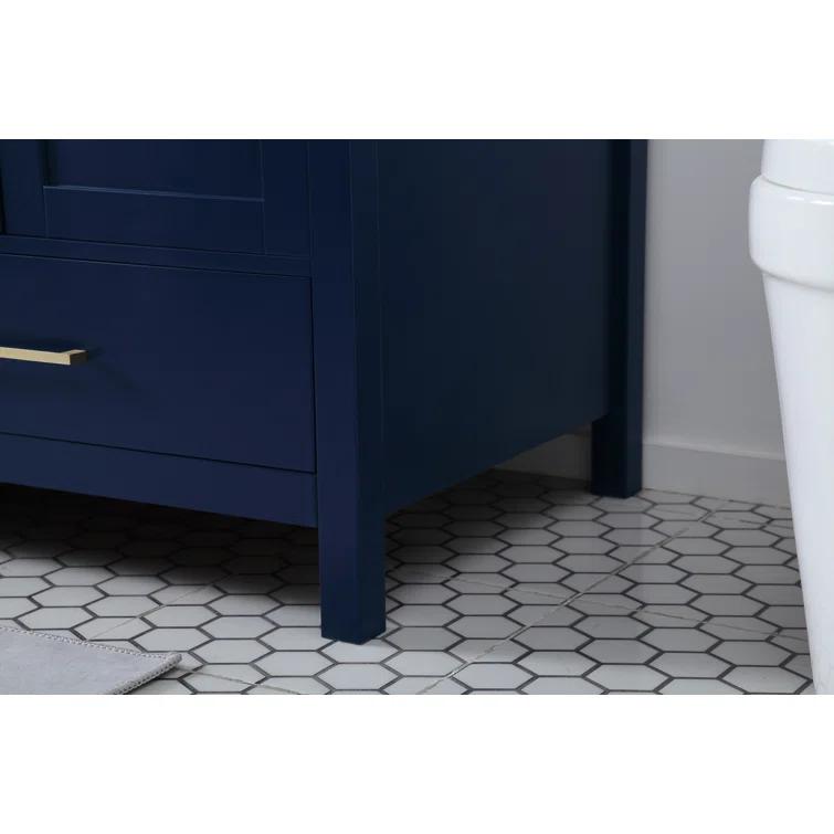 Lamborn 72'' Double Bathroom Vanity with Engineered Marble Top