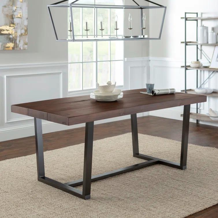 Amarapal Pine Solid Wood Dining Table