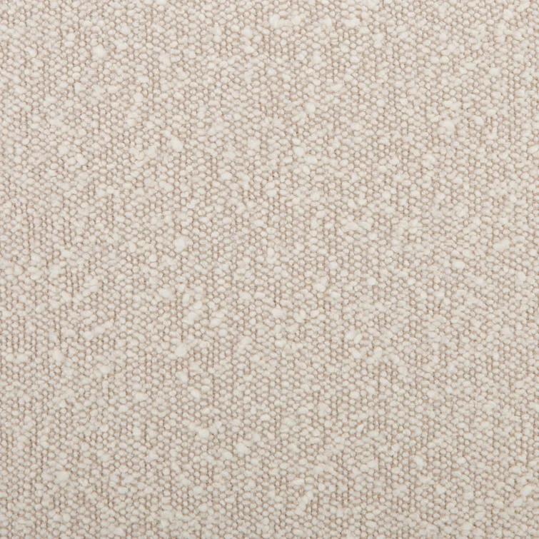 Aldora Round Ottoman - Natural Boucle