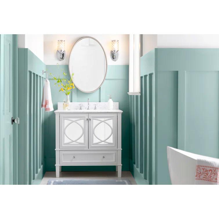 Trinsic Wall Mount Square Open Towel Ring Bath Hardware Accessory