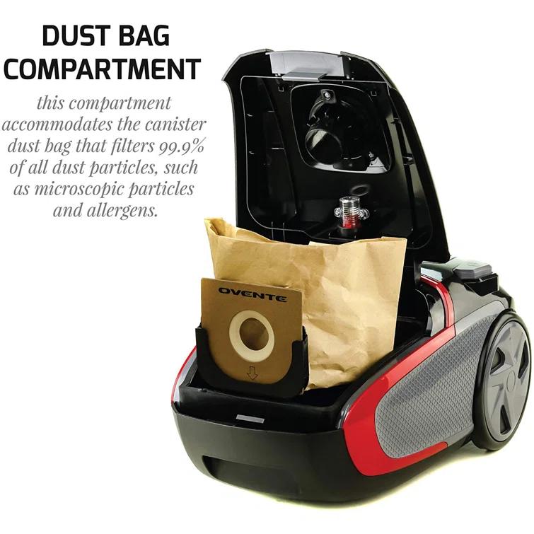 Ovente Canister Vacuum