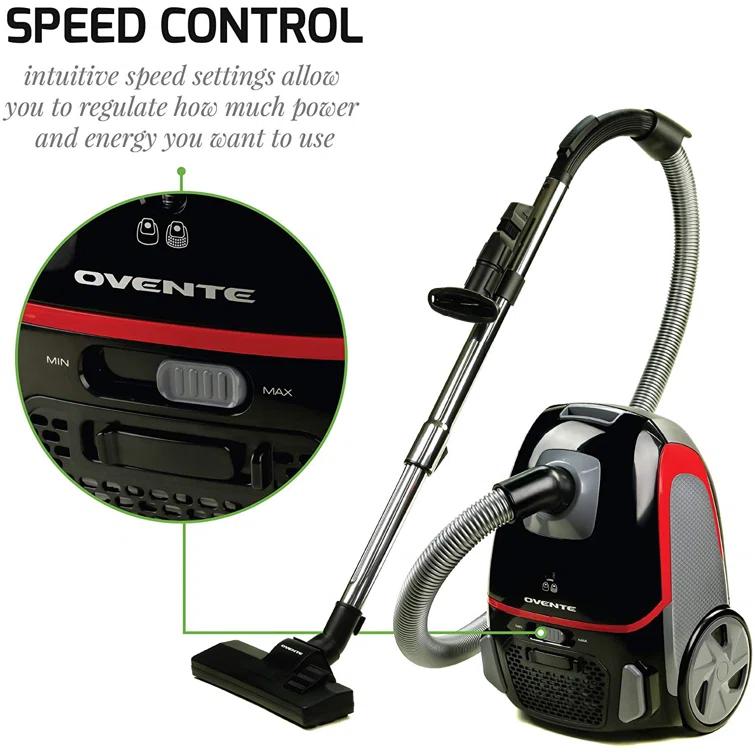 Ovente Canister Vacuum