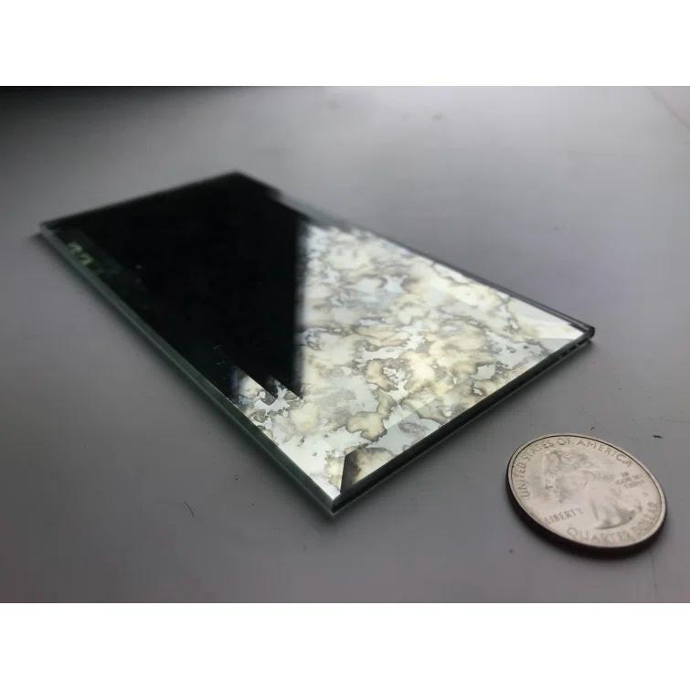 Abolos Reflections 3 in. x 6 in. Diamond Grade Glass Mirror Beveled Subway Decorative Kitchen & Bathroom Wall Tile & Reviews | Perigold