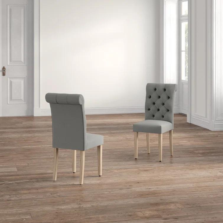 Ophelia & Co. Monarda 18.75'' H Tufted Upholstered Side Chair (Set of 2)