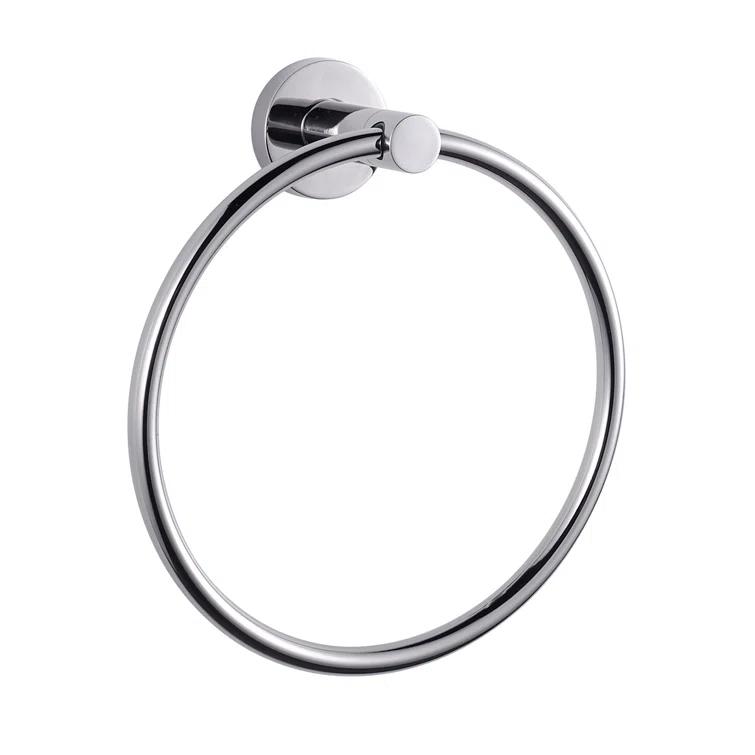 APLusee Wall Mounted Stainless Steel Bathroom Towel Ring AE101