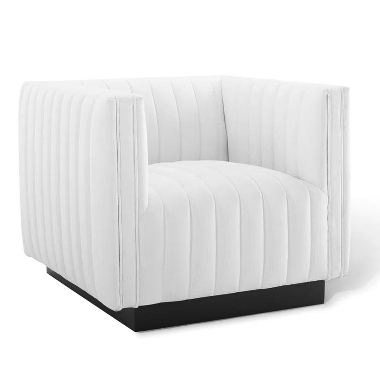 Modway Conjure Channel Tufted Performance Velvet Accent Armchair