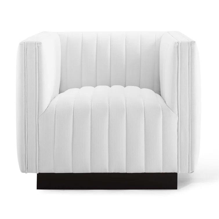 Modway Conjure Channel Tufted Performance Velvet Accent Armchair