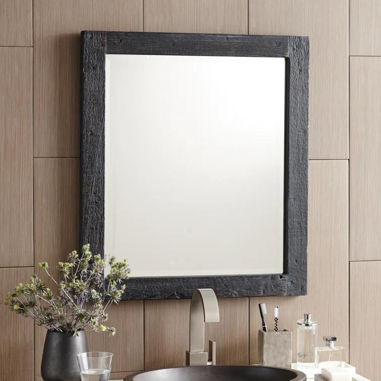 Americana Modern & Contemporary Beveled Bathroom Mirror