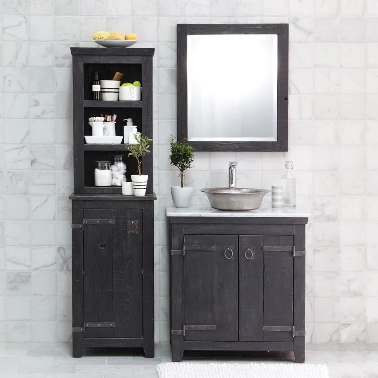 Americana Modern & Contemporary Beveled Bathroom Mirror