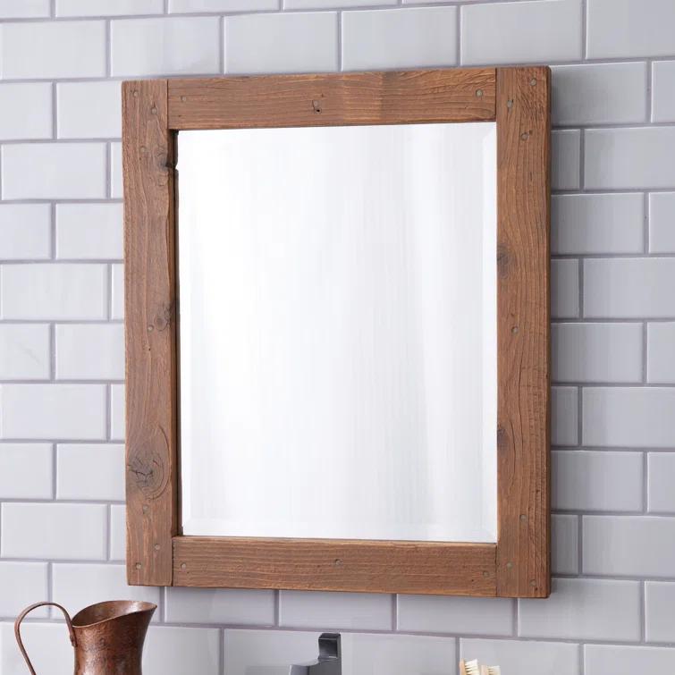 Americana Modern & Contemporary Beveled Bathroom Mirror