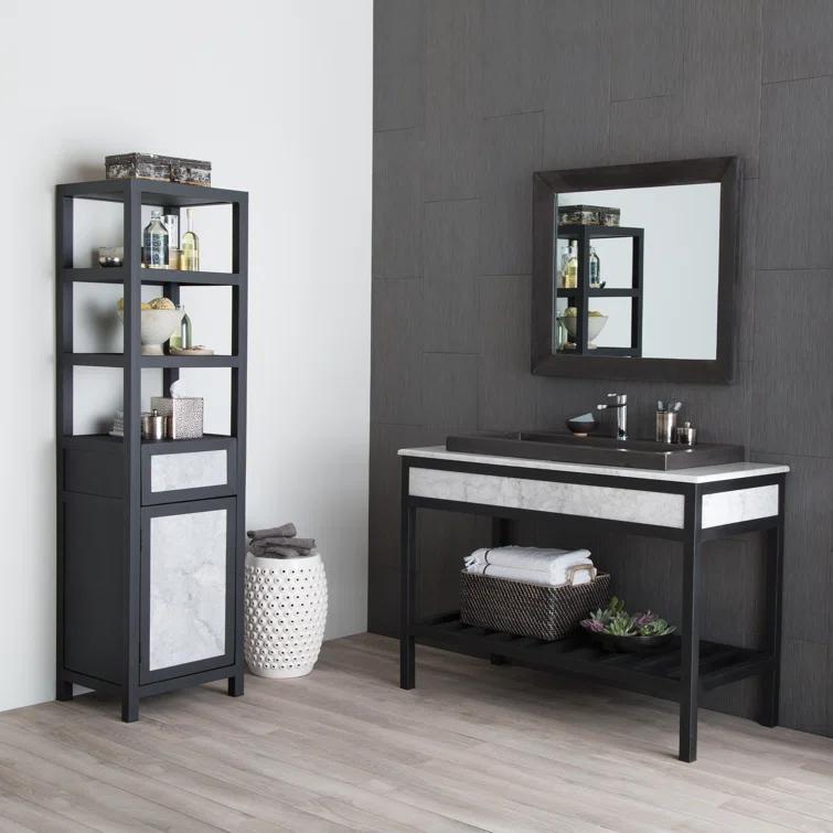 Modern & Contemporary Beveled Bathroom / Vanity Mirror