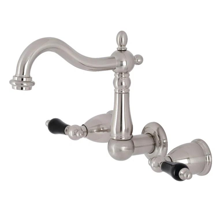 Kingston Brass Duchess Two-Handle Wall Mount Bathroom Faucet
