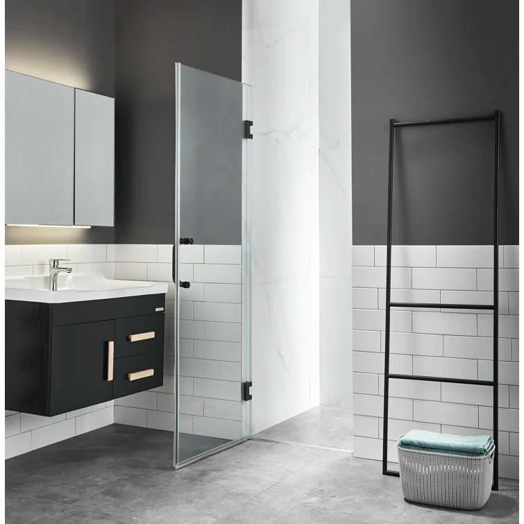 Fellow Series 30" x 72" Hinged Frameless Shower Door