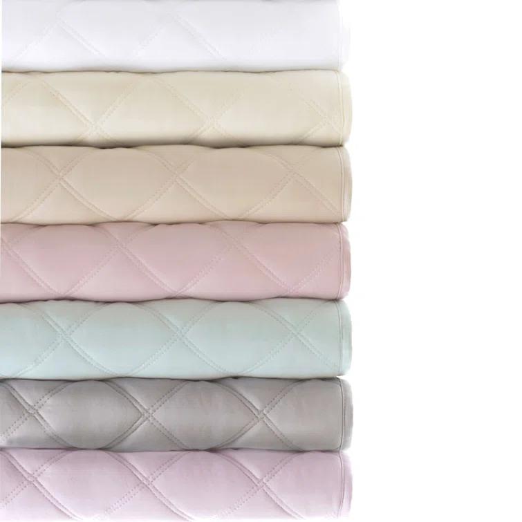 Pine Cone Hill Quilted Silken Solid Coverlet