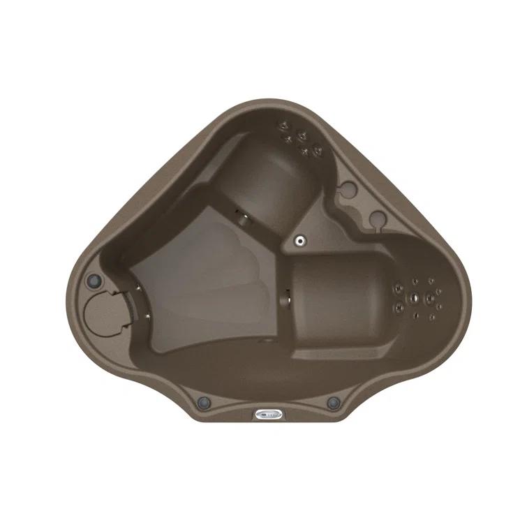 AquaRest Discover AR300 Premium 2-Person 20-Jet Oval Plug & Play Hot Tub with Ozonator, LED Waterfall and Stainless Steel Heater