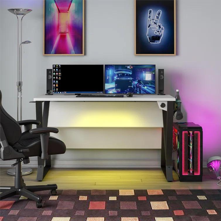 Genesis Height Adjustable Gaming Desk