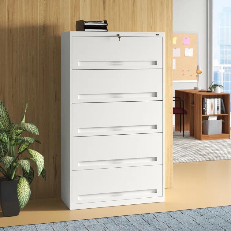 Tennsco Corp. 36'' Wide 5 -Drawer Steel File Cabinet