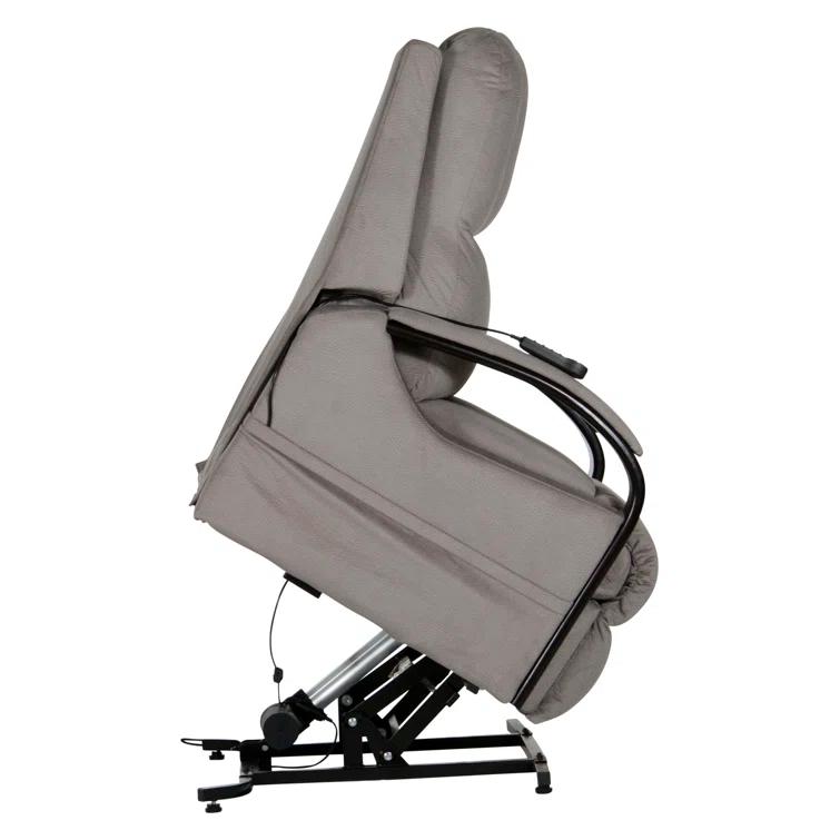 Upholstered Power Lift Assist Recliner with USB Charging Port