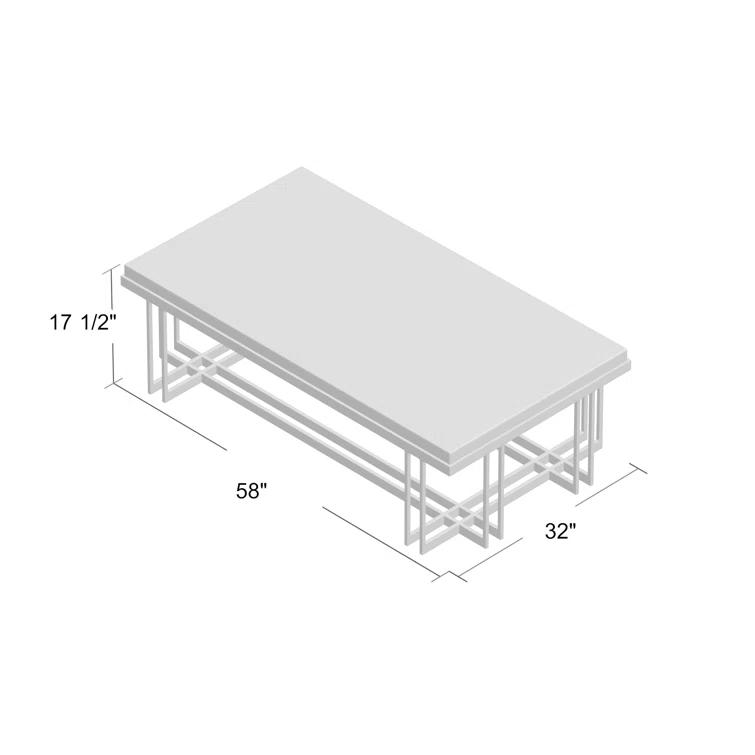 Hooker Furniture Melange Stone Top Coffee Table