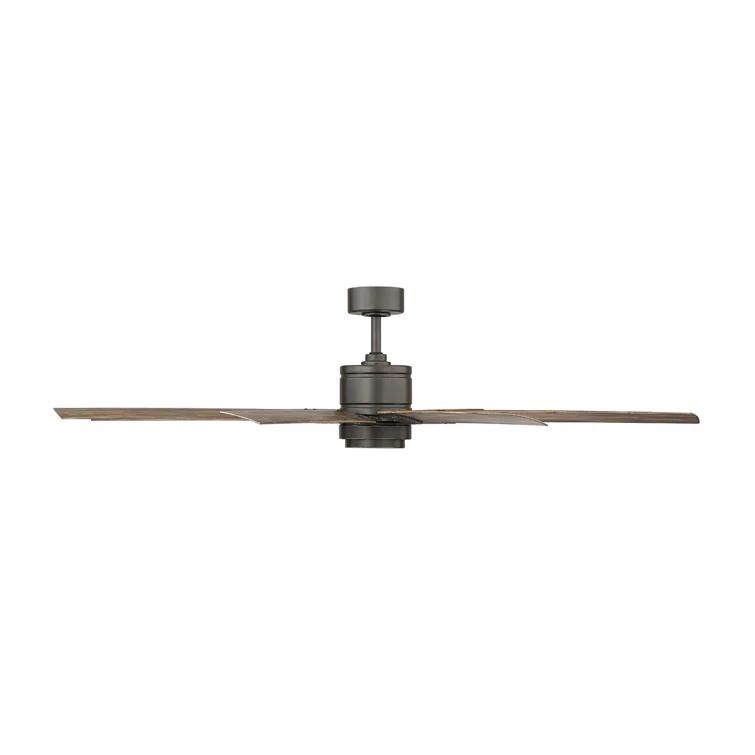 Modern Forms Renegade 8 - Blade Outdoor / Indoor Smart Ceiling Fan with Remote Control and LED Light Kit Included
