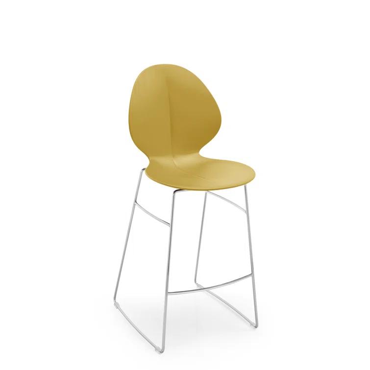 Basil Ergonomic Stool with Metal Base