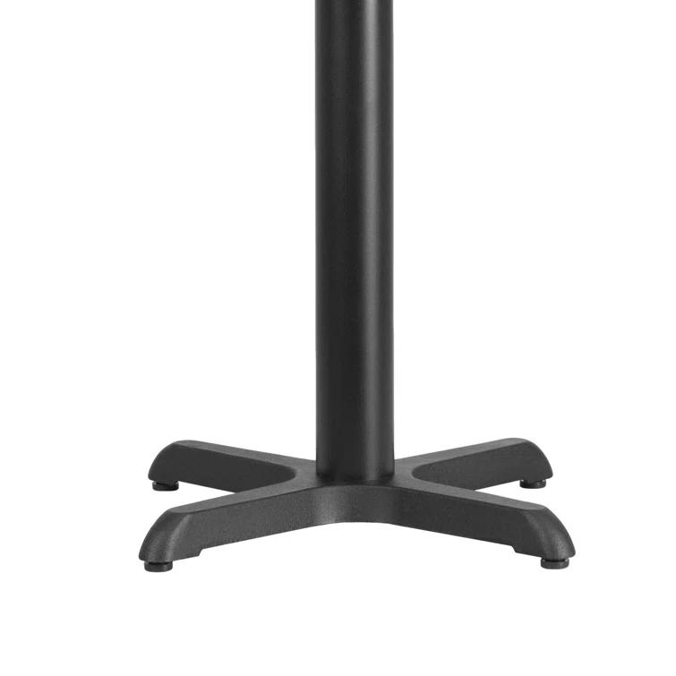 Flash Furniture Beverly Restaurant Table X-Base with 3" Dia. Table Height Column