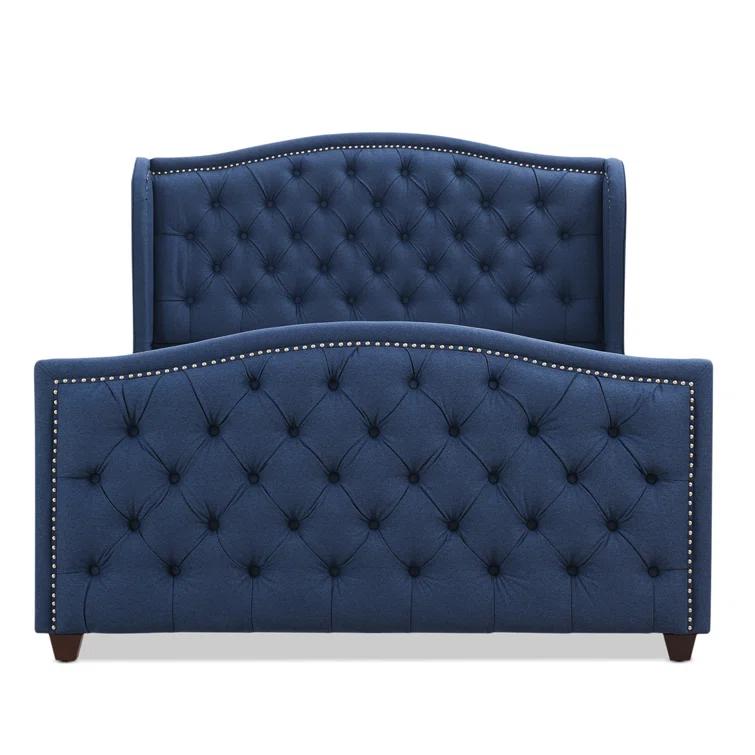 Coleman Upholstered Wingback Bed