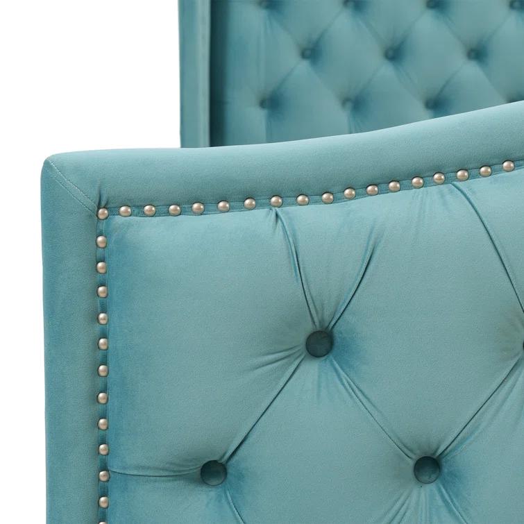 Coleman Upholstered Wingback Bed
