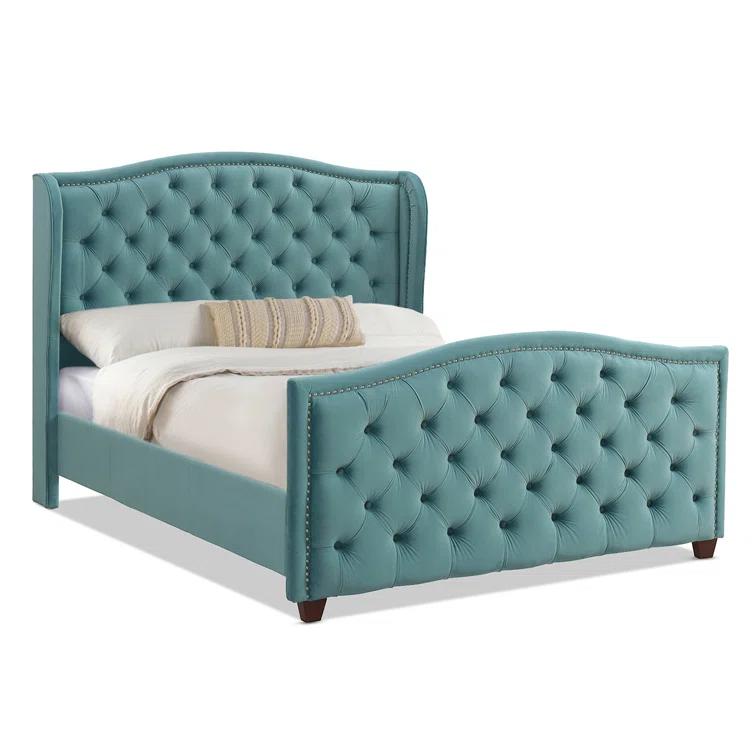 Coleman Upholstered Wingback Bed