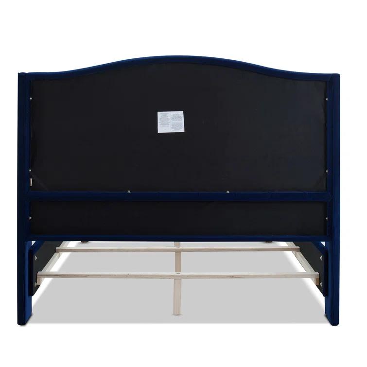 Coleman Upholstered Wingback Bed