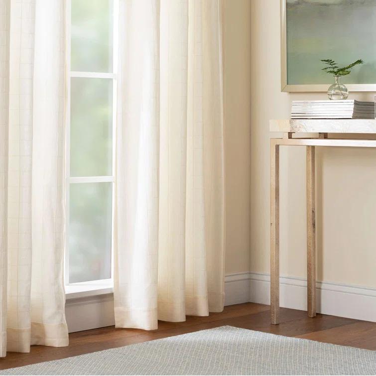 Honeycomb French Blue/Ivory Handwoven Wool Rug