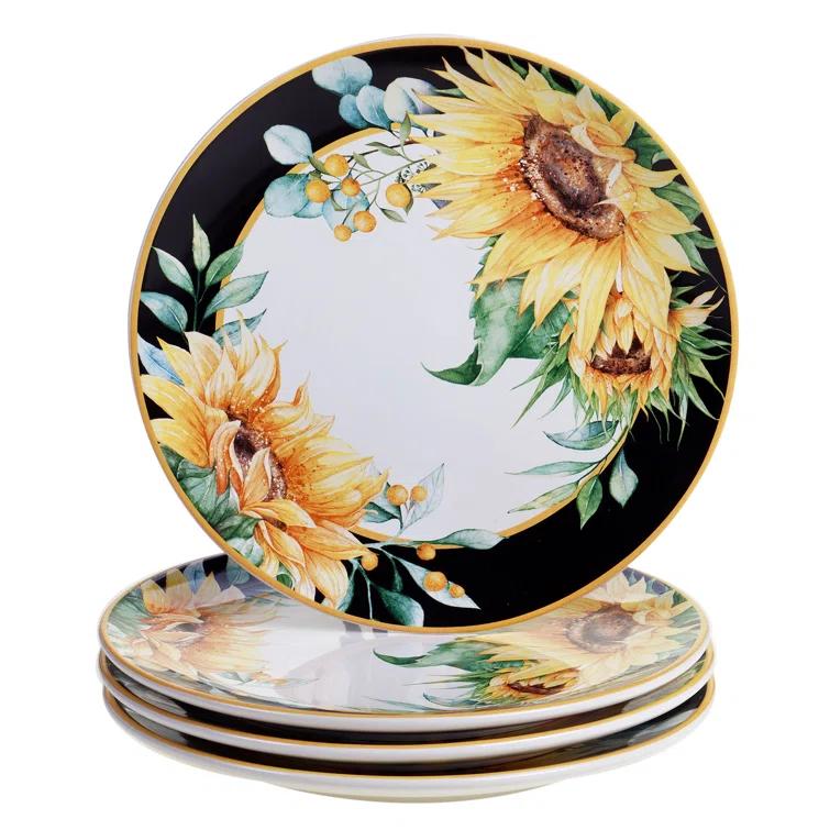Certified International Certified International Sunflower Fields Set/4 Dinner Plate (Set of 4)