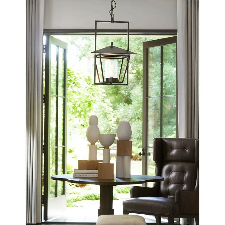 Temple 1 - Light Lantern Square Pendant