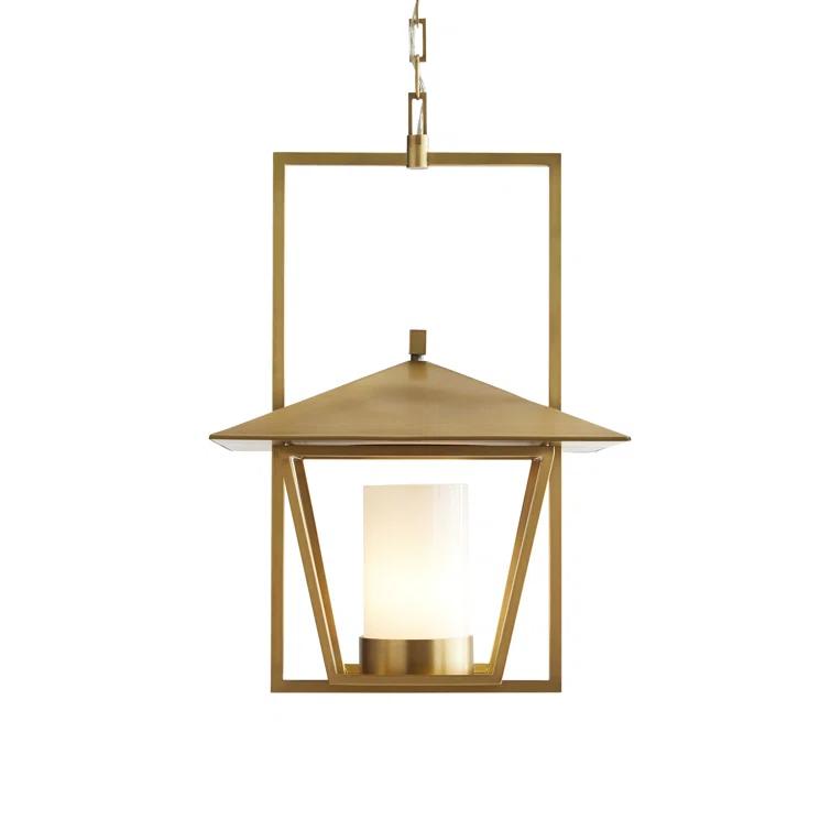 Temple 1 - Light Lantern Square Pendant