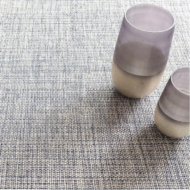 Marled Indigo Handwoven Cotton Rug