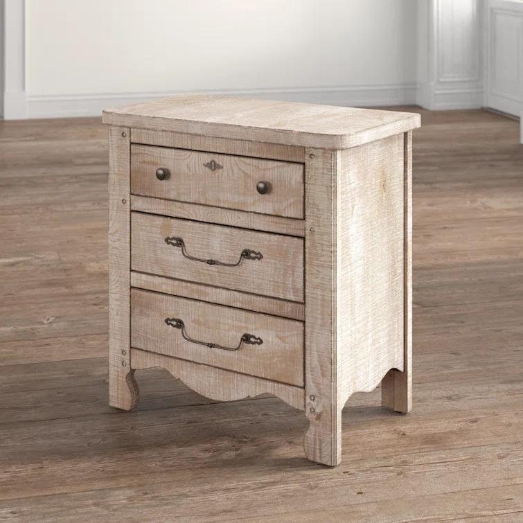 Thorin 3-Drawer Nightstand
