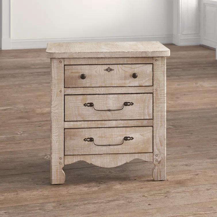 Thorin 3-Drawer Nightstand