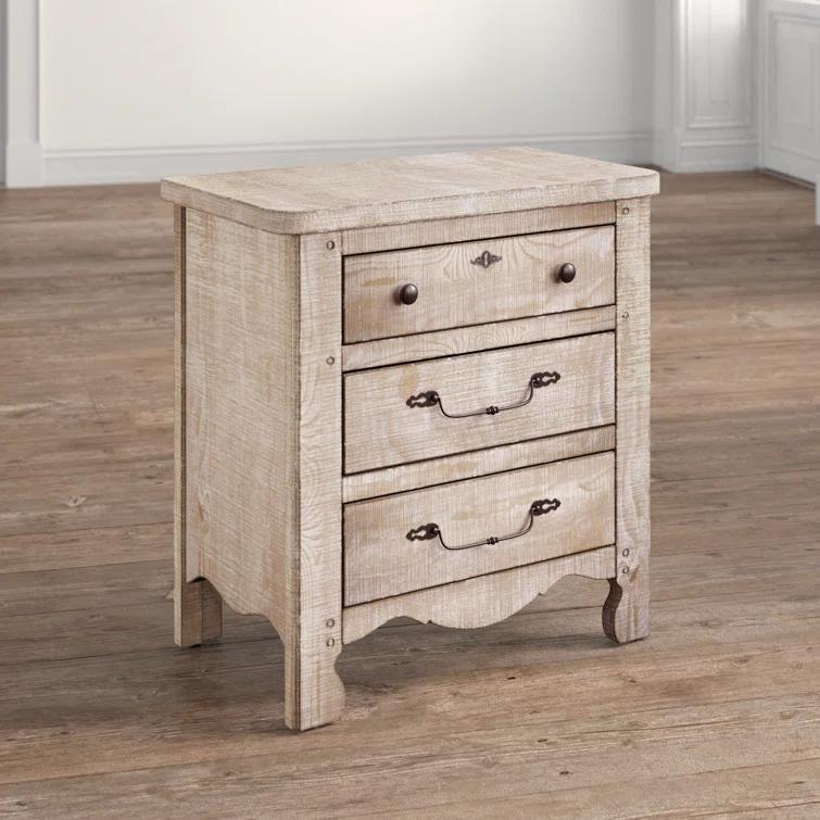 Thorin 3-Drawer Nightstand