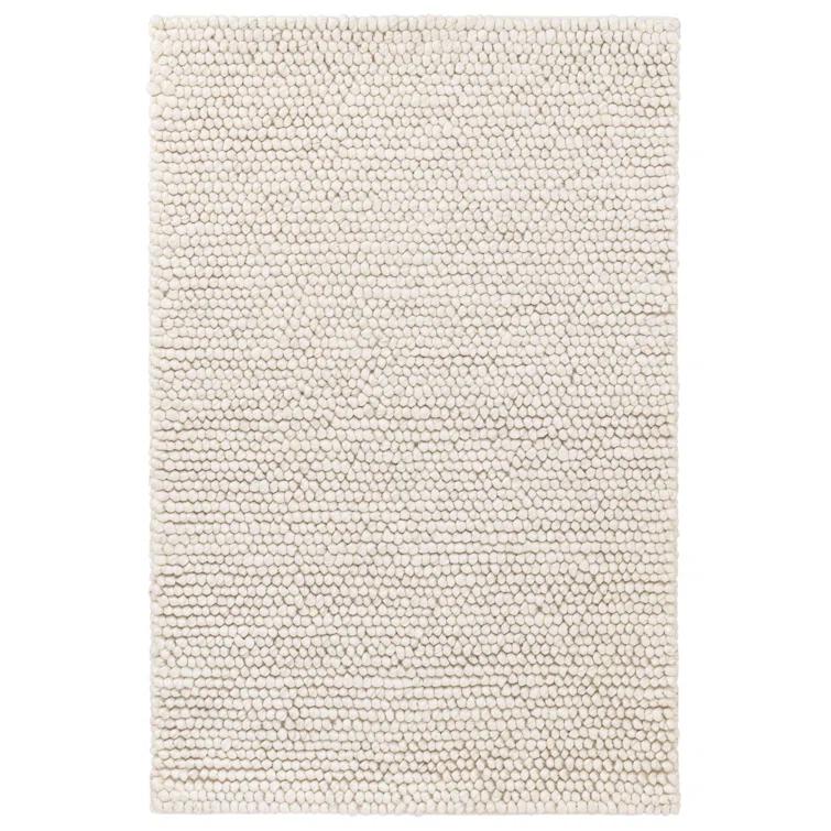 Niels Ivory Handwoven Wool/Viscose Rug