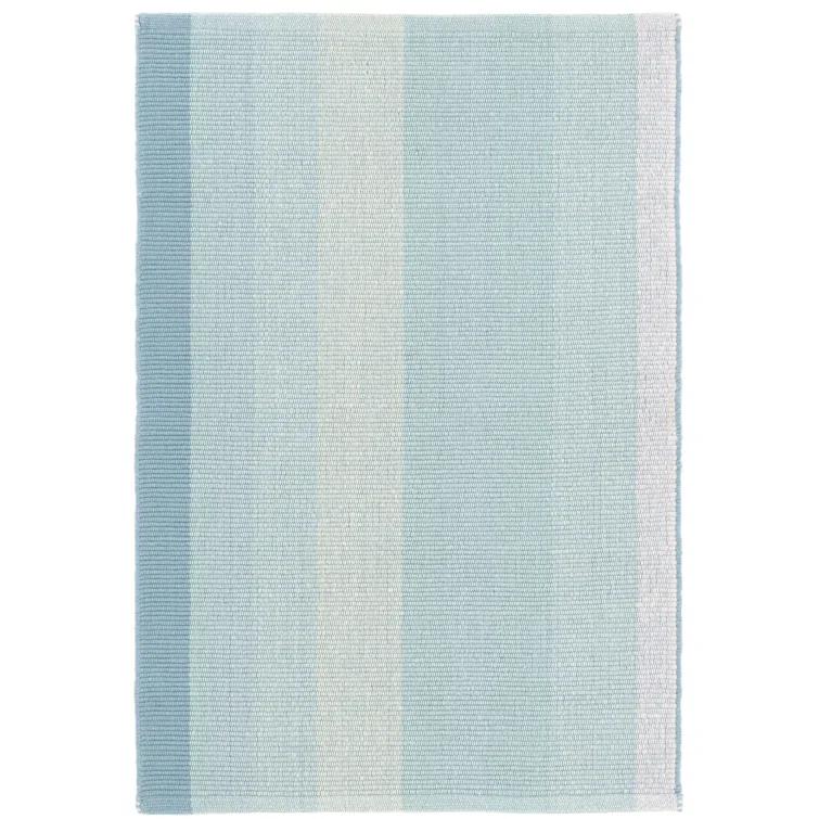 Shore Stripe Handwoven Cotton Rug