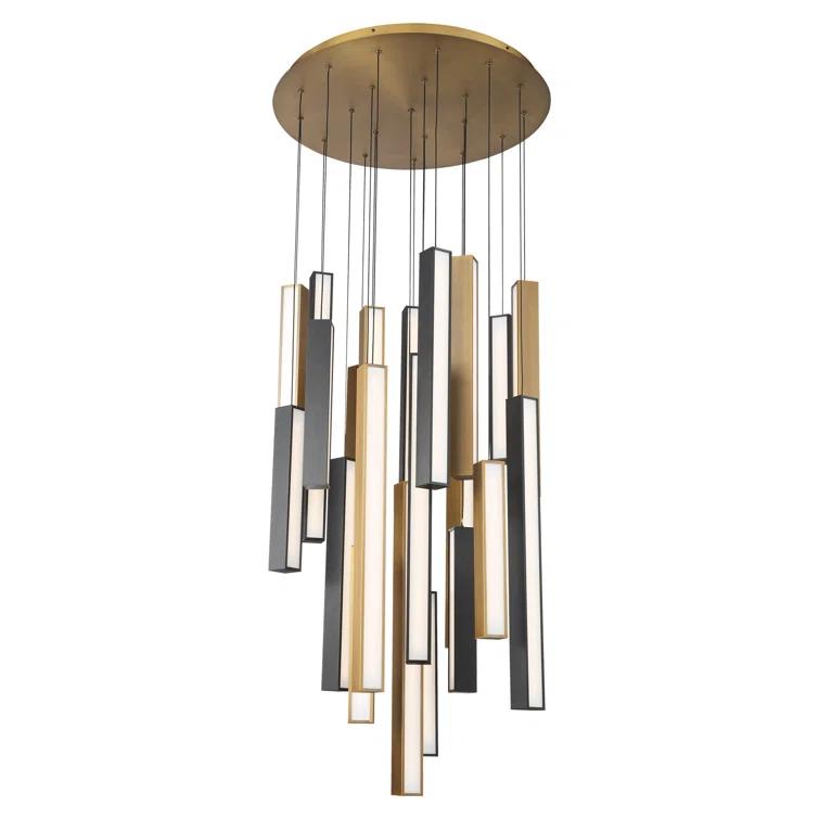 Chaos Multi LED Light Cluster Round Pendant