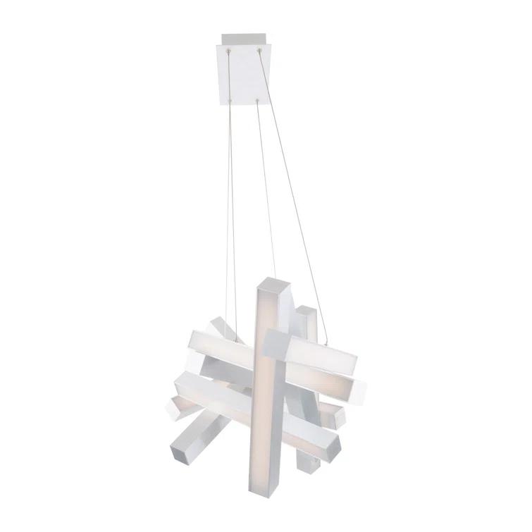 Modern Forms Chaos Unique Geometric LED Chandelier