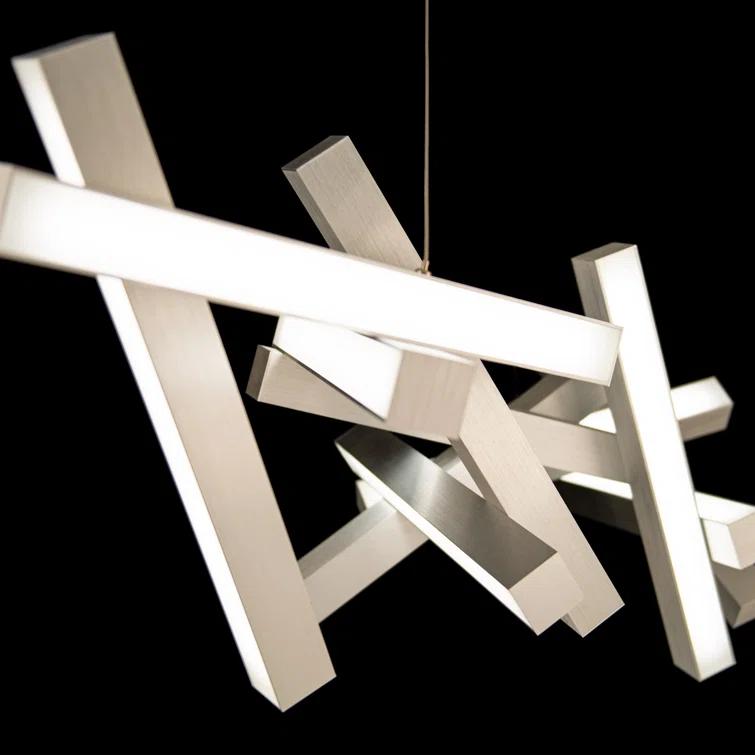 Modern Forms Chaos Unique Geometric LED Chandelier