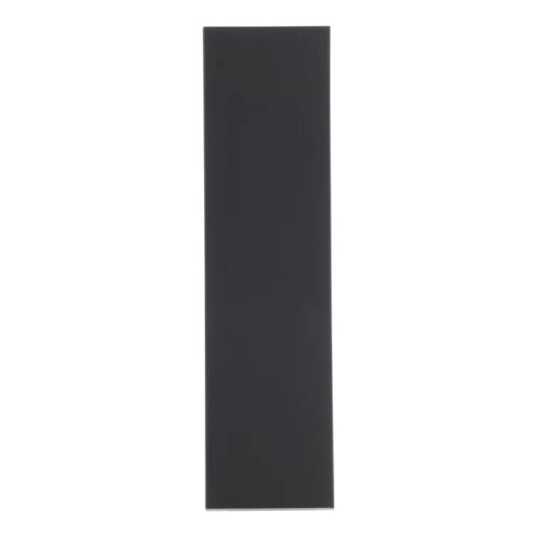 Sleek Black LED Sconce with Clear Diffuser - Dimmable, 11" H