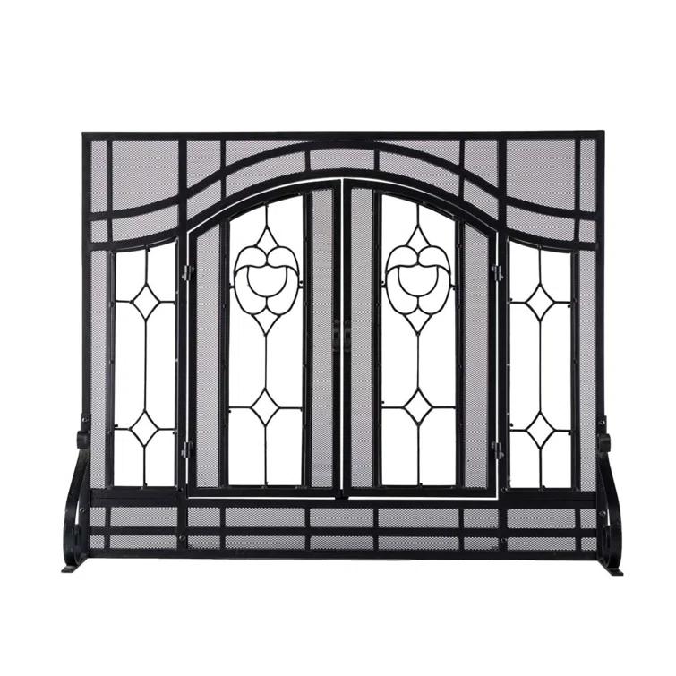 Steel Fireplace Screen
