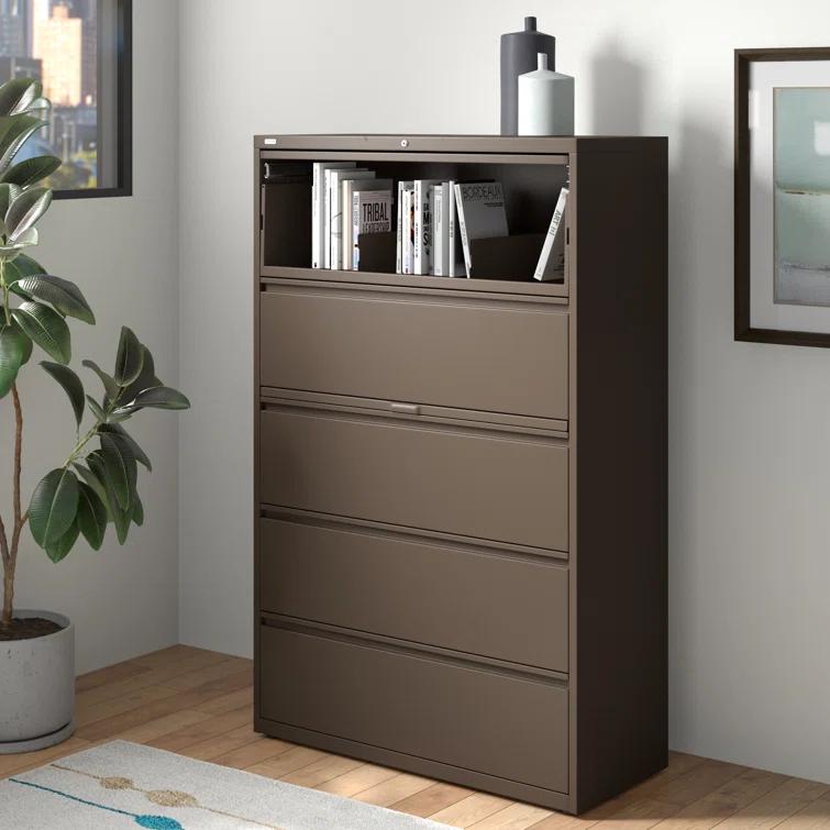 Lorell Fortress 44.5'' Wide 4 -Drawer File Cabinet