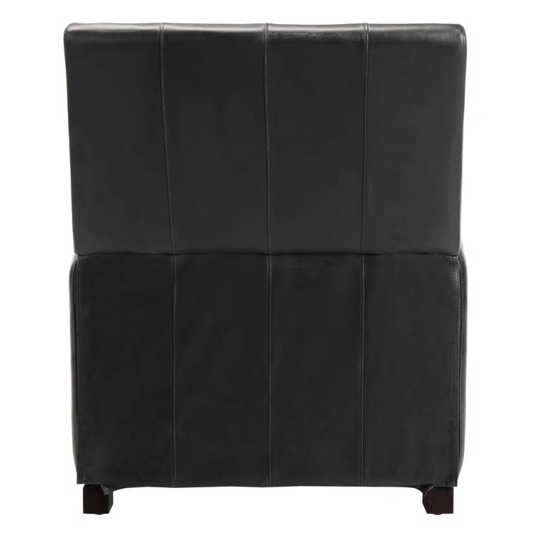 Buddy Leather Recliner - Black - Safavieh