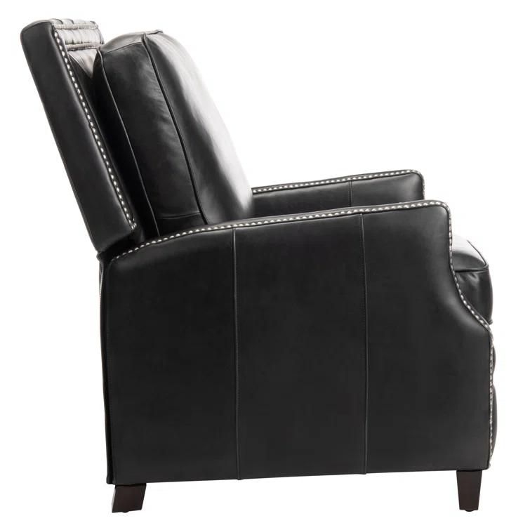 Buddy Leather Recliner - Black - Safavieh